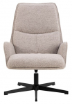 ACTONA GROUP Sodo krėslas &raquo;Bosley&laquo; Loungestuhl Boucle beige 5Stern karkasas Drehfunktion 72x84x93cm