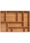 Zeller Present I&scaron;traukiamas stalčius kanceliarinėms prekėms &raquo;Bamboo&laquo; 1 Stk. dalys 9 F&auml;cher dėl gen&uuml;gend Platz