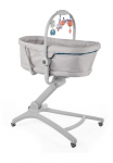 Chicco Medinė maitinimo kėdutė-stalas &raquo;Baby Hug 4 in 1 Glacial&laquo; () lop&scaron;ys Liegesessel maitinimo kėdutė ir erster kėdė in Einem!
