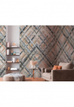 living walls Fototapetas &raquo;Grafik-Fototapete Modern&laquo; gemustert | matinis | neutral glatt Karriert Grafisch Tapeten Wohnzimmer miegamojo kambario baldai K&uuml;che Design imitacija
