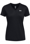 Under Armour&reg; Sportiniai mar&scaron;kinėliai sportiniai mar&scaron;kinėliai sportiniai mar&scaron;kinėliai &raquo;TECH SSV- SOLID&laquo; normale Schnittform gerader Rumpfabschluss su V formos i&scaron;kirpte