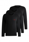 HUGO Underwear Mar&scaron;kinėliai ilgomis rankovėmis &raquo;LS-SHIRT RN TRIPLET&laquo; rinkinys 3vnt. Pack