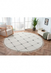 Myflair M&ouml;bel & Accessoires Ilgo plauko kilimas &raquo;Moroccan Square&laquo; ovali 24 mm auk&scaron;tis modern marokkanisches Design Rauten ra&scaron;tas &scaron;velnus su kutai