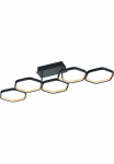 REALITY Leuchten REALITY Ap&scaron;vietimas LED lubinis &scaron;viestuvas &raquo;Vigo&laquo; LED-Board 1 Stk. Warmwei&szlig; dimmbare LED lubinis &scaron;viestuvas in Wabenoptik 3000K 2800 Lumen