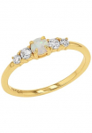 Amor Žiedas &raquo;2037252/-53/-54/-55/-56&laquo; Opal (synth.) Zirkonia (synth.)