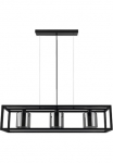 EGLO &Scaron;viestuvas &raquo;BRISLING Pakabinamas &scaron;viestuvas Stahl ir I&scaron; stiklo vintažinio stiliaus Esszimmerlampe Lampe&laquo; E27 1 Stk. pakabinamas &scaron;viestuvas Wohnzimmerlampe L14 x B115 x H105 juoda spalva 5W ir