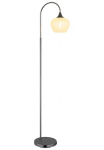 GLOBO LIGHTING Pastatomas &scaron;viestuvas &raquo;MAXY&laquo; E27 1 Stk. Stehleuchte/Glas klar/Acrylkristalle/Wohnzimmer/Schlafzimmer