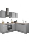 BASIC by Balculina Virtuvinis komplektas &raquo;Denver K&uuml;che BxHxT 220/115 x 211 x 60&laquo; plotis 220 cm patogi su įmontuota buitinė technika ir Indukcinė