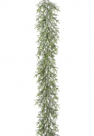 Creativ deco Winterliche Dirbtinis augalas &raquo;Weihnachtsdeko Weihnachtsgirlande&laquo; girlianda i&scaron; Minizweigen in geeister imitacija ilgas 180 cm