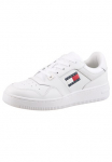 Tommy Jeans Tommy Džinsai Sportbačiai platforminiu padu &raquo;TJW RETRO BASKET&laquo; Sportinio stiliaus batai pusbačiai Suvarstomi bateliai su &scaron;oninis Logoflagge