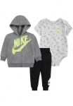 Nike Sportswear Rinkinys naujagimiui &raquo;JDI TOSS 3PC FZ Kelnės rinkinys&laquo; rinkinys 3 Stk. dėl Babys