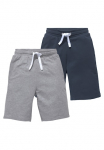 KIDSWORLD Sportiniai &scaron;ortai &raquo;2er Pack &Scaron;ortai-bermudai in Must-have Farben&laquo; in subtilus Sweatware
