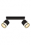 GLOBO LIGHTING Lubinis &scaron;viestuvas &raquo;LUCERO&laquo; GX53 1 Stk. Warmwei&szlig; Deckenspot/schwarz/3000K/Wohnzimmer/Flur