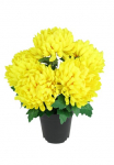 I.GE.A. Dirbtinė gėlė &raquo;Chrysantheme im Topf&laquo; Blume Dekoblume Herbstblume Herbstdeko k&uuml;nstlich Dirbtinis augalas Pflanze