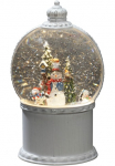 KONSTSMIDE LED Dekoracija &raquo;LED Kugellaterne "Schneemann su Baum" wei&szlig; 1 warm wei&szlig;e Diode&laquo; 1 Stk. Warmwei&szlig; w&auml;hlbare Energieversorgung zwischen USB laikmena arba Batteriebetrieb 5h Timer