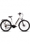 SAXONETTE &raquo;Premium Sport (Wave)&laquo; 10 Gang Kettenschaltung Mittelmotor 250 W dviratis Elektrofahrrad dėl Moterims u. Herren