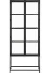 ACTONA GROUP Glasvitrine su Stiklinės durelės ir Metallrahmen 4 lentyna B: 77 x H: 1856 cm