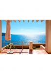 Papermoon Fototapetas &raquo;Terrace with a Sea View&laquo; glatt