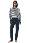 Marc O'Polo Pižama &raquo;Mix & Match Cotton-Woven&laquo; rinkinys 2 dalys su Logoschriftzug ant der Brust