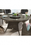 Destiny Sodo stalas &raquo;Luna&laquo; rinkinys &Oslash;150 auk&scaron;tis 75 cm (&Oslash;150x75 cm) Aliumininis Polyrattan ir sukamasis pagrindas