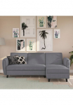 Dorel Home Kampinė sofa &raquo;Perry L-Form&laquo; atlo&scaron;as verschiedene Farbvarianten Sitzh&ouml;he 43 cm plotis 219 cm