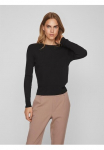 Vila Megztinis apvalia i&scaron;kirpte &raquo;VICOMFY O-NECK L/S KNIT TOP/SU - NOOS&laquo;