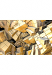 Papermoon Fototapetas &raquo;Fraktale goldene Treppe&laquo;