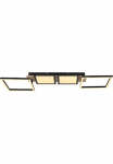 GLOBO LIGHTING LED lubinis &scaron;viestuvas &raquo;BOSSY&laquo; LED-Modul Warmwei&szlig; Deckenlampe/Wohnzimmer/Schlafzimmer/modern/Holz
