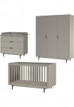GERMANIA Babym&ouml;bel-Set &raquo;Tomino&laquo; rinkinys 4 Stk. dalys moderni Design mitwachsendes rinkinys rinkinys su gro&szlig;em spinta