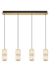 GLOBO LIGHTING LED pakabinamas &scaron;viestuvas &raquo;STEFANIE&laquo; LED-Modul 1 Stk. Warmwei&szlig; H&auml;ngelampe/H&auml;ngeleuchte/Wohnzimmer/Esstisch/elegant