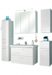 Saphir Vonios kambario baldų komplektas &raquo;Quickset 316 5 dalių ir Keramik-Waschtisch ir LED-Spiegelschrank&laquo; rinkinys 5 Stk. dalys