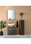 Home affaire Vonios kambario baldų komplektas &raquo;CITY/ GIRON Bad im zeitlosen Design 3 dalių Badezimmer&laquo; rinkinys 3 Stk. dalys