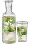 APS Grafinas &raquo;OLD FASHIONED&laquo; I&scaron; stiklo 1 Litrai Fassungsverm&ouml;gen Inkusive 1x 300 ml I&scaron; stiklo