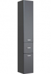 Saphir Auk&scaron;ta pastatoma spintelė &raquo;Quickset 327 Vonios spinta 30 cm plotis 2 durys 1 Schublade&laquo; Badezimmer-Hochschrank ir Dūrų uždarymo sistema Griffe in Chrom gl&auml;nzend