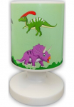 niermann LED stalinis &scaron;viestuvas &raquo;Akku-Tischleuchte Dino Kinderlampe&laquo; LED-Modul 1 Stk. 1 x LED 15W vaikų kambario baldų komplektas