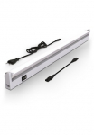 B.K.Licht Lichtleiste LED-Board Neutralwei&szlig; Unterbaulampe Schrank-Lampe schwenkbar virtuvinė pakaba silber 8W