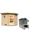 Karibu Pirties namelis &raquo;Tore&laquo; rinkinys Ofen 9 KW externe Strg easy