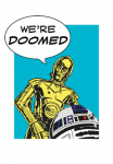 Komar Paveikslas &raquo;Star Wars Classic Comic Quote Droids&laquo; Star Wars 1 Stk. dalys paveikslas zur dekoracija im vaikų kambario baldų komplektas - be grotelės