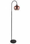 GLOBO LIGHTING Pastatomas &scaron;viestuvas &raquo;MAXY&laquo; E27 1 Stk. Stehleuchte/Glas kupferfarben/Glas verlaufen/Wohnzimmer/Schlafzimmer