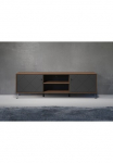 PLACES OF STYLE TV staliukas &raquo;Molveno&laquo; 1 Stk. dalys TV spintelė su 2 durys & 2 lentynomis - (B/T/H) 183/40/56 cm