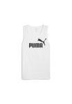 PUMA Mar&scaron;kinėliai be rankovių &raquo;ESS NO. 1 LOGO TANK&laquo; Regular forma &auml;rmellos su Mar&scaron;kinėliai apvalia i&scaron;kirpte su Gummiprint