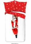 PURE luxury collection Patalynės užvalkalai &raquo;Santa&laquo; 2 Stk. Mikrofaser 135x200 2 vnt. Užtrauktukas Wendeoptik Weihnachten