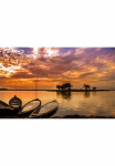 Papermoon Fototapetas &raquo;Sonnenuntergang in Indien&laquo;