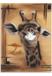 Artland Paveikslas &raquo;Giraffe&laquo; Giraffen paveikslas/nuotrauka 1 Stk. dalys kaip Alubild Paveikslas ant drobės in verschied. dydžiai