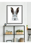 queence Paveikslas &raquo;Selma&laquo; naminiai gyvūnai | Kunst | Schwarz-Wei&szlig; 1 Stk. dalys HD Premium Poster-Druck ir Holzrahmen