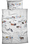 CASATEX Patalynė &raquo;Scanda&laquo; 2 Stk. skandinavisches Design zauberhaftes winterliches Design