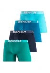 Bench. Kelnaitės &scaron;ortukai &raquo;Boxershorts dėl Herren&laquo; Rinkinys 4 Stk. apatinės kelnės su l&auml;ngerer Beinform i&scaron; Baumwollmischung