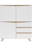 byLIVING Indauja &raquo;Valentin&laquo; 3 stalčiai ir 3 durys plotis 120cm in modernem Scandi - Design