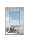 Reinders! Plakatas &raquo;Fenster zur Nordsee&laquo; Lauko dėl Garten arba Balkon
