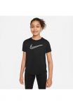 Nike Sportiniai mar&scaron;kinėliai sportiniai mar&scaron;kinėliai sportiniai mar&scaron;kinėliai &raquo;DRI-FIT ONE BIG KIDS (GIRLS) SHORT-&laquo; dėl vielseitige Sportinis Aktivit&auml;ten trumpomis rankovėmis i&scaron; Polyester
